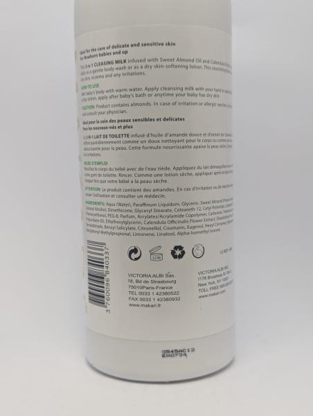 Makari Bebe 2-N-1 Lait De Toilette 1000ml